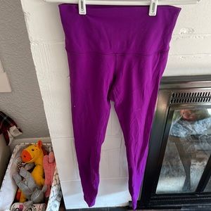 Purple Lulu lemon size 6 leggings
